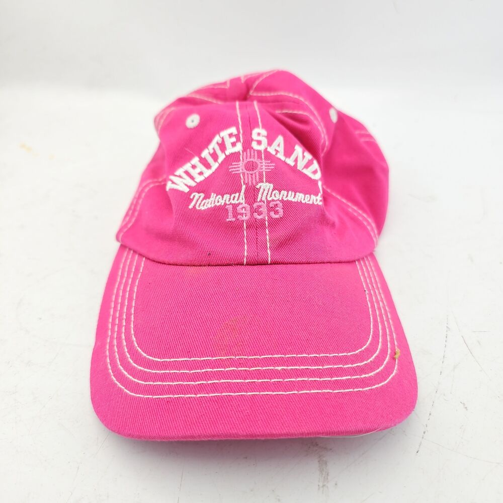 White Sands National Monument Baseball Cap Strap-Back Pink
